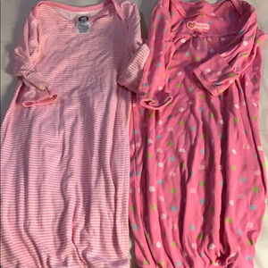 Bundle of Nightgowns size 0-3 and 0-6 months